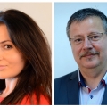 Dagmara Gęborys - wiceprezes i Tadeusz Rycharski - prezes KSSEMP