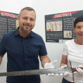 Arkadiusz Muła - dyrektor MRJ & Agnieszka Dudzińska - kustosz MRJ