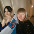 Liliana Iżyk-Pabisiak i Weronika Kiriienko
