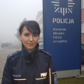 Iwona Król - Szymajda z legnickiej policji 