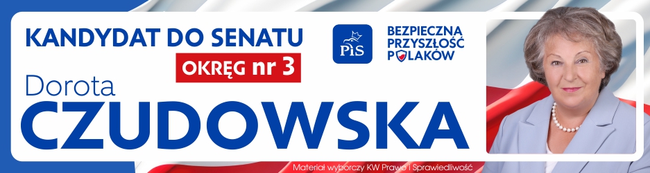 Dorota Czudowska - kandydatka PiS do Senatu z okręgu nr 3